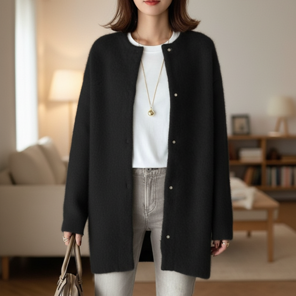 Classic Open Front Cardigan - Pexav