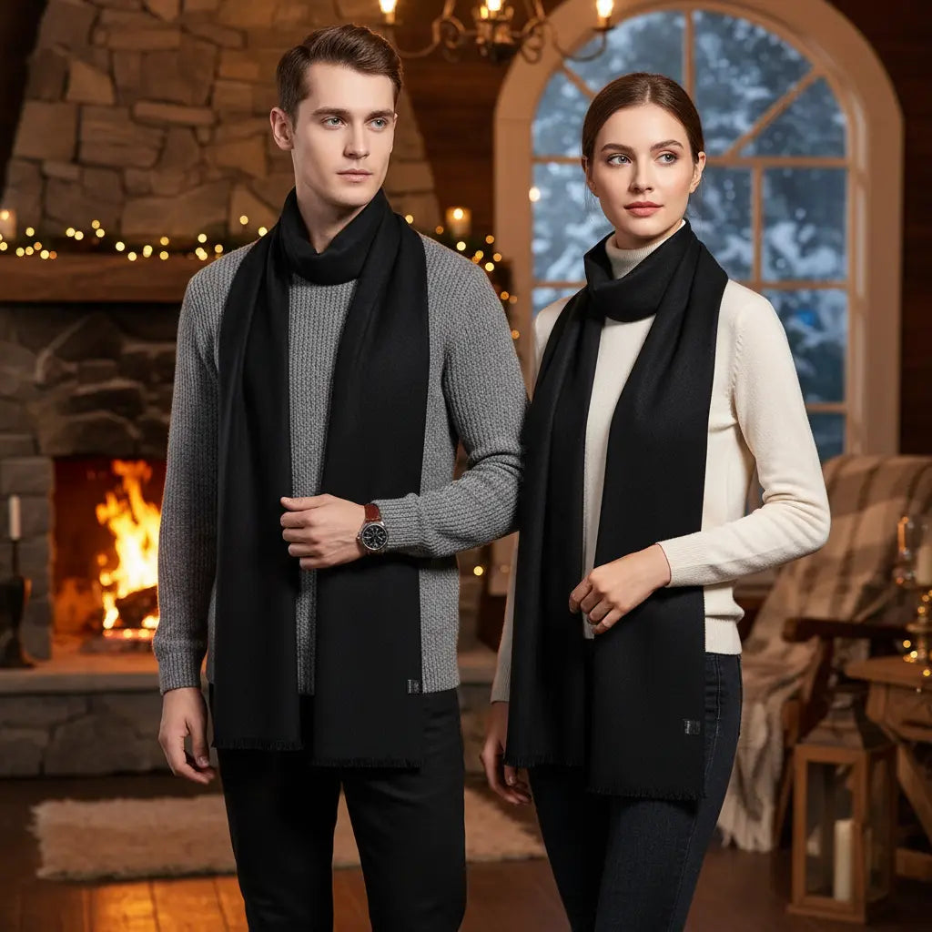 Soft Warm Cashmere Scarf - Pexav