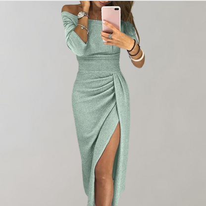 Sleek Bodycon Dress for Women with Off Shoulder Style