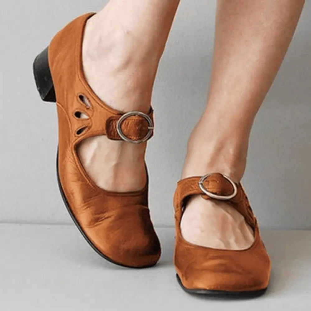 Classic Comfortable Mary Jane Shoes for Women - Nocini