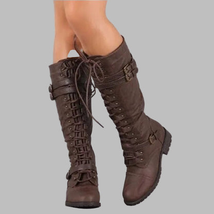 Trendy Womens Ankle Lace Up Boots - Durable Style