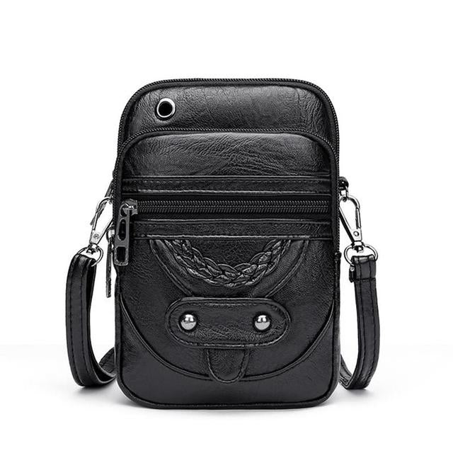 Stylish Braided Crossbody Phone Purse