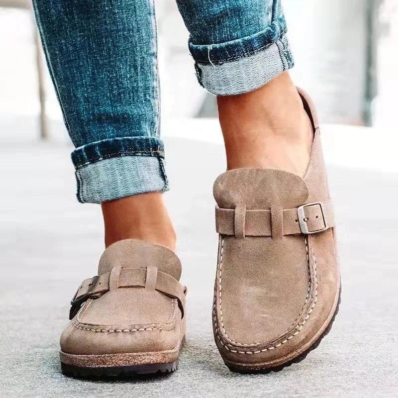 Classic Velvet Slip On Shoes for Women