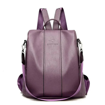 Secure Ladies Travel Backpack - Sleek Water Resistant Design