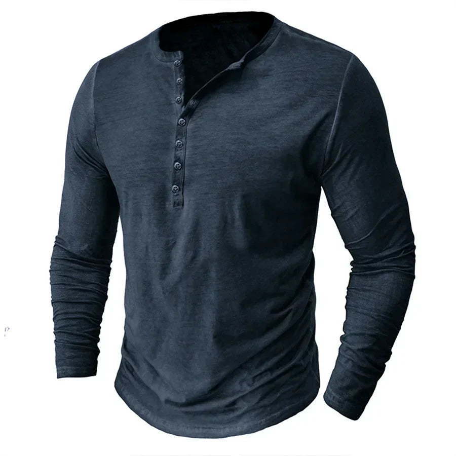 Cooper | Mens Relaxed Fit Cotton Baseball Shirt