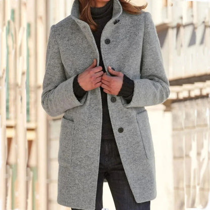 Warm Faux Wool Winter Jacket - Nocini