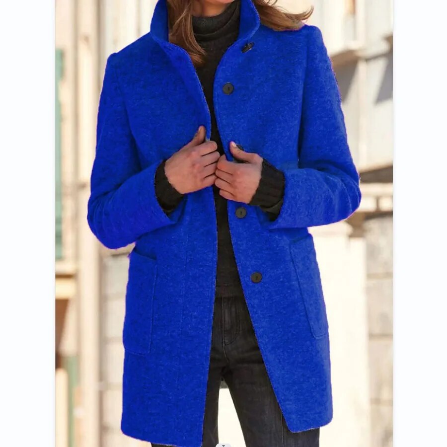 Warm Faux Wool Winter Jacket