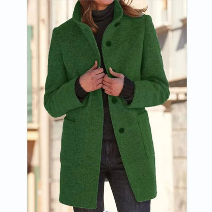 Warm Faux Wool Winter Jacket
