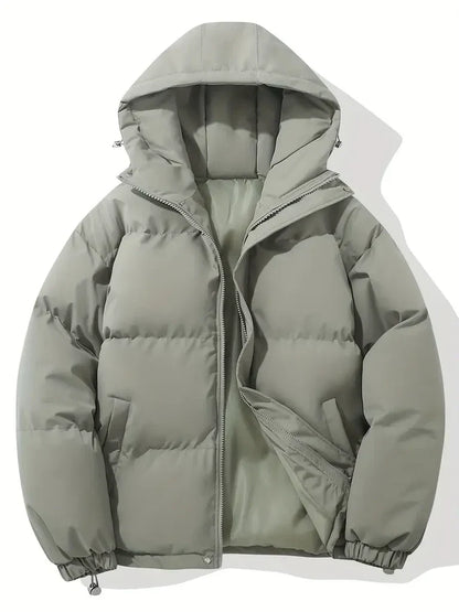 Warm Oversized Padded Parka Jacket
