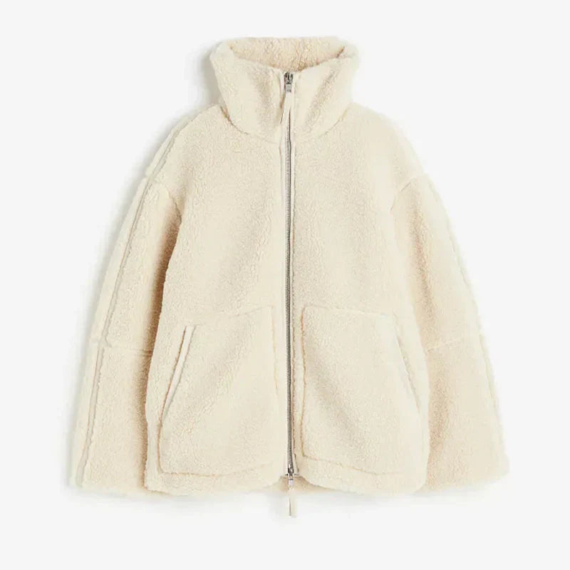 Fleece Lined Zip Up Hoodie Jacket