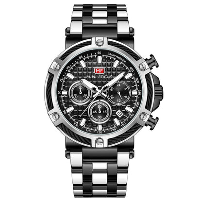 Stylish Navy Blue Leather Watch