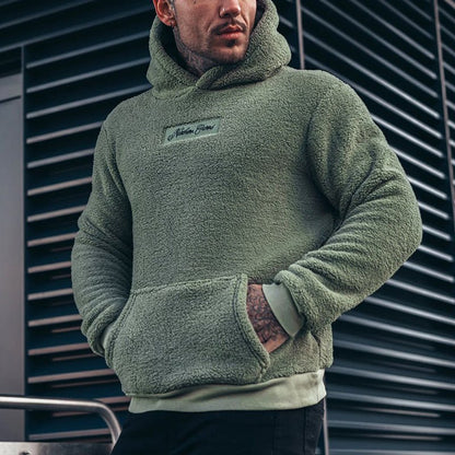 Comfortable Men's Fleece Hoodie with Pocket - Nocini