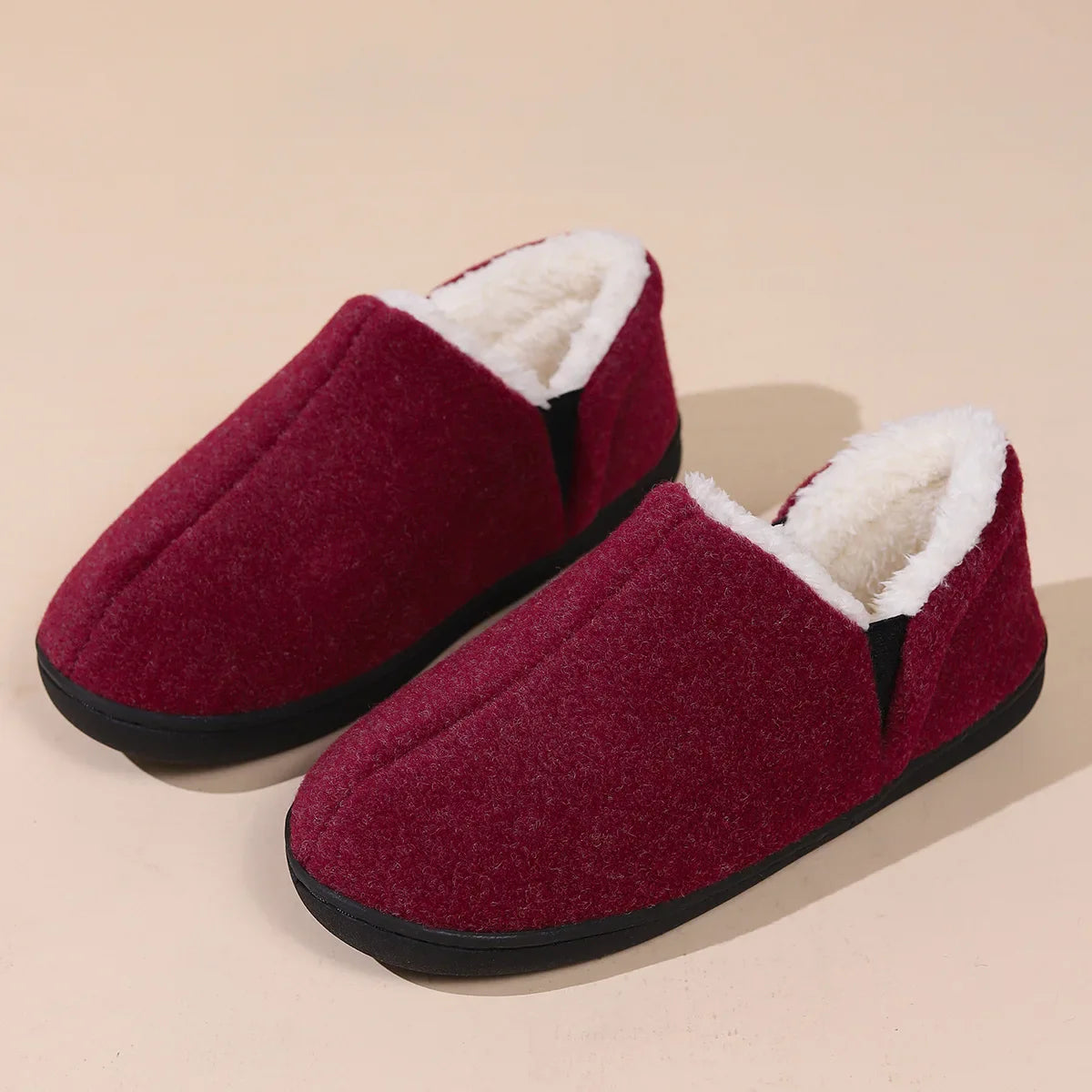 Soft Plush Slippers for Women - Comfortable Grip Shoes