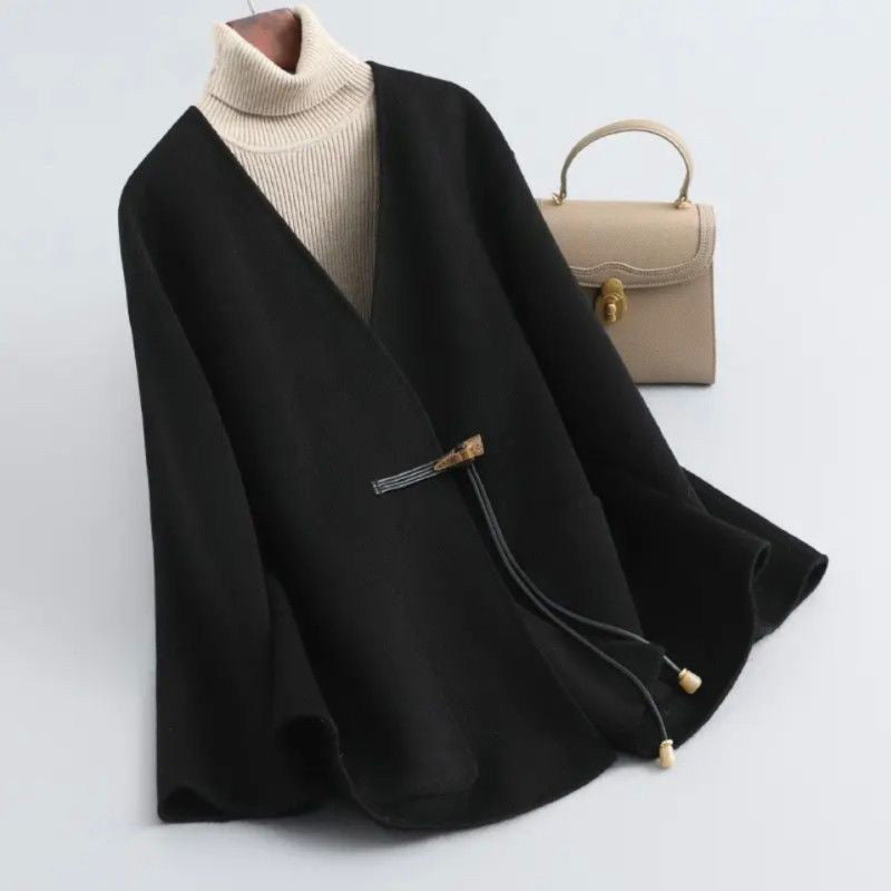 Warm Women's Wool Coat | Classic Winter Outerwear - Nocini