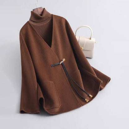 Warm Women's Wool Coat | Classic Winter Outerwear