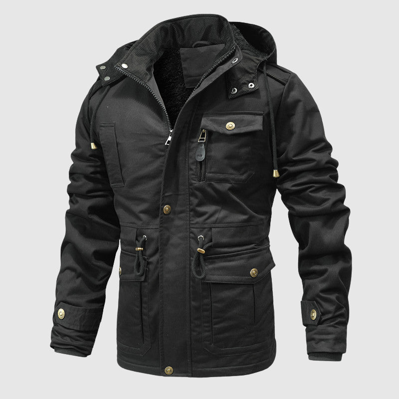 Rugged Water-Resistant Outdoor Jacket