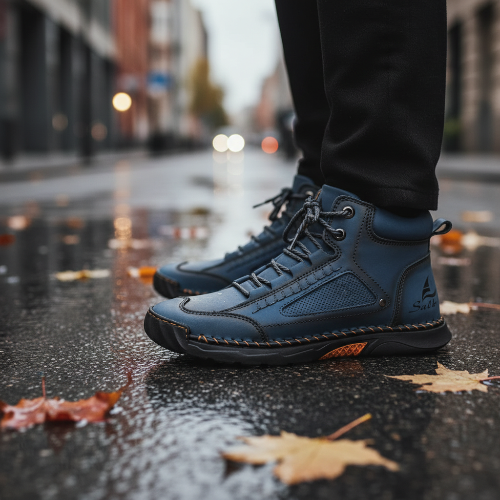 Waterproof Mens Hiking Ankle Boots - Pexav