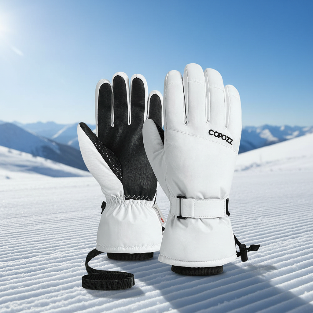 Warm Insulated Snow Gloves for Men Women - Pexav