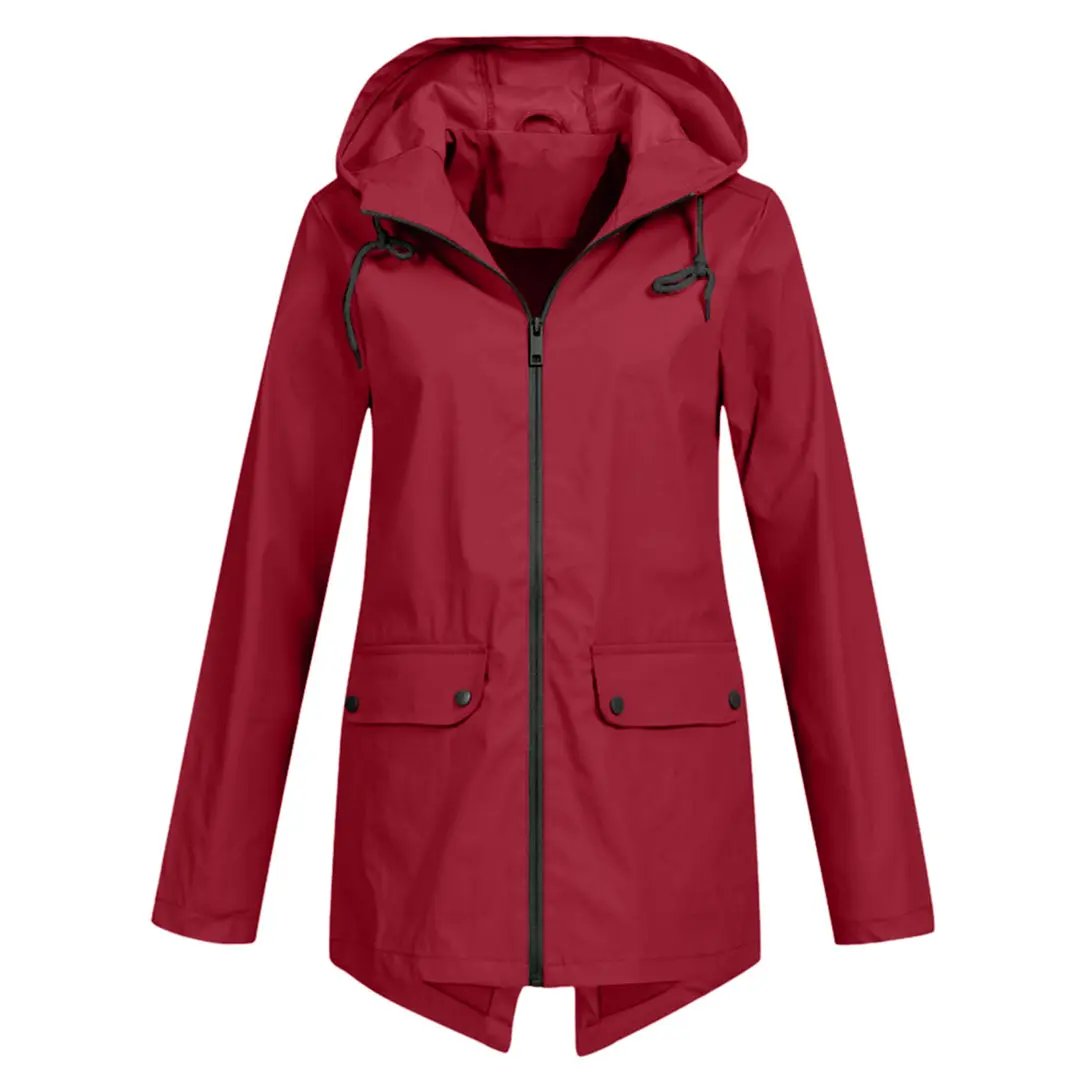 Waterproof Women's Parka Coat - Chic and Practical
