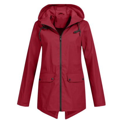 Waterproof Women's Parka Coat - Chic and Practical