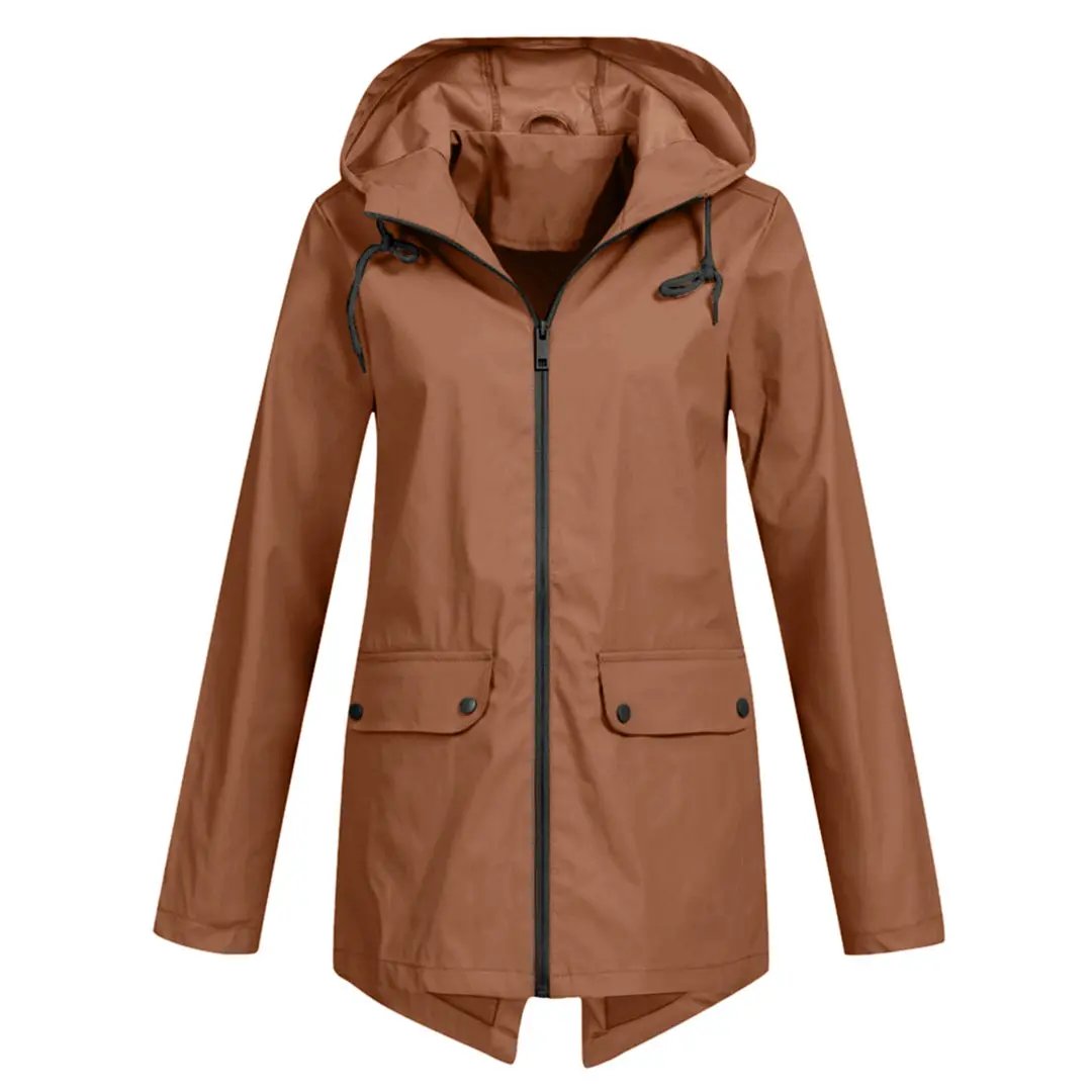 Waterproof Women's Parka Coat - Chic and Practical