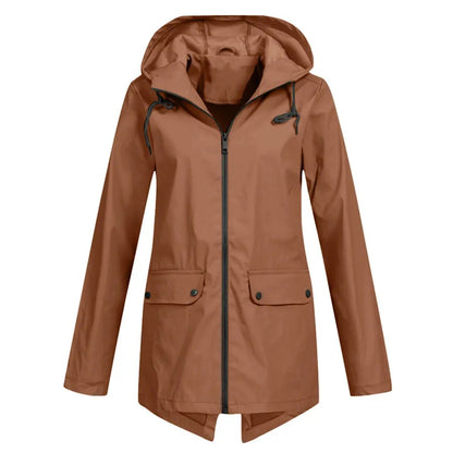 Waterproof Women's Parka Coat - Chic and Practical