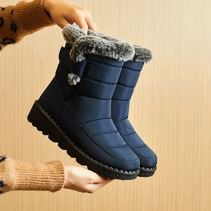 Insulated Women's Winter Boots - Warm Water Resistant Shoes