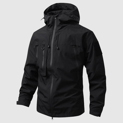 Waterproof Hooded Mens Hiking Coat