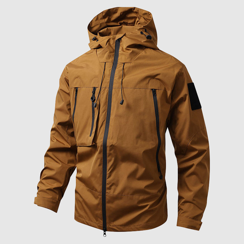 Waterproof Hooded Mens Hiking Coat - Nocini