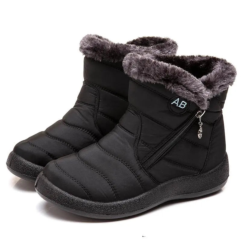 Insulated Women's Winter Snow Boots - Warm and Waterproof