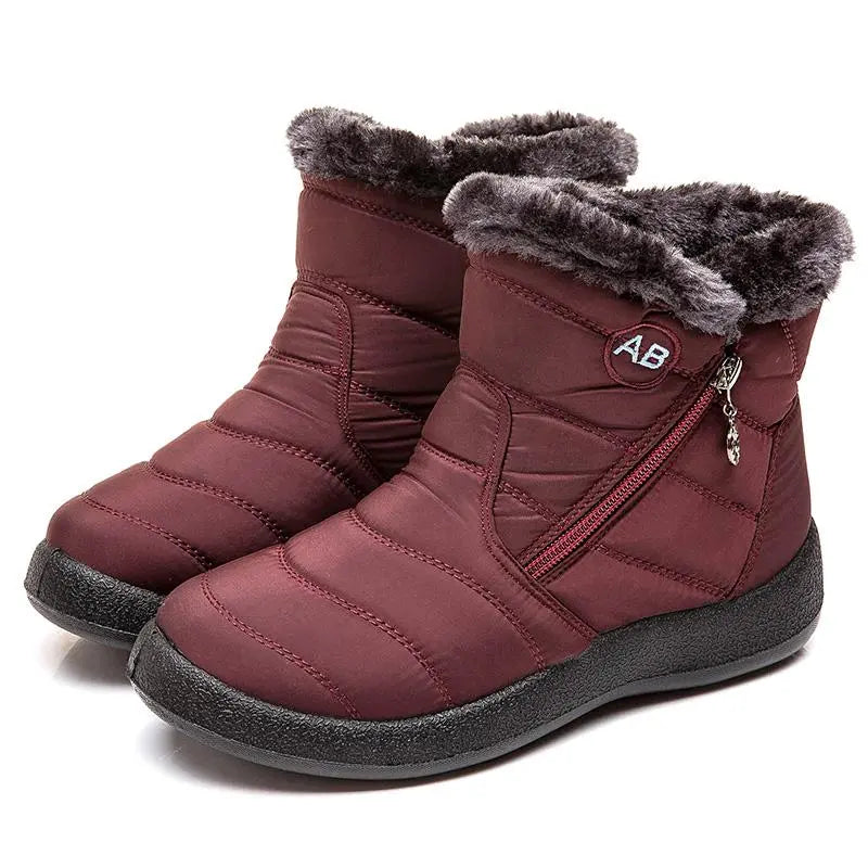 Insulated Women's Winter Snow Boots - Warm and Waterproof