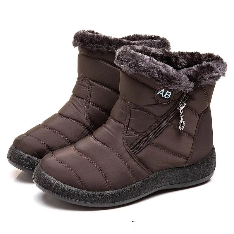 Insulated Women's Winter Snow Boots - Warm and Waterproof
