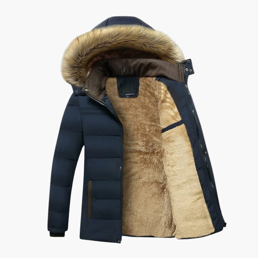 Warm Faux Fur Parka | Thick Insulated Coat