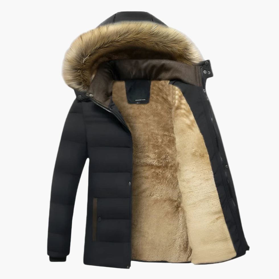 Warm Faux Fur Parka | Thick Insulated Coat