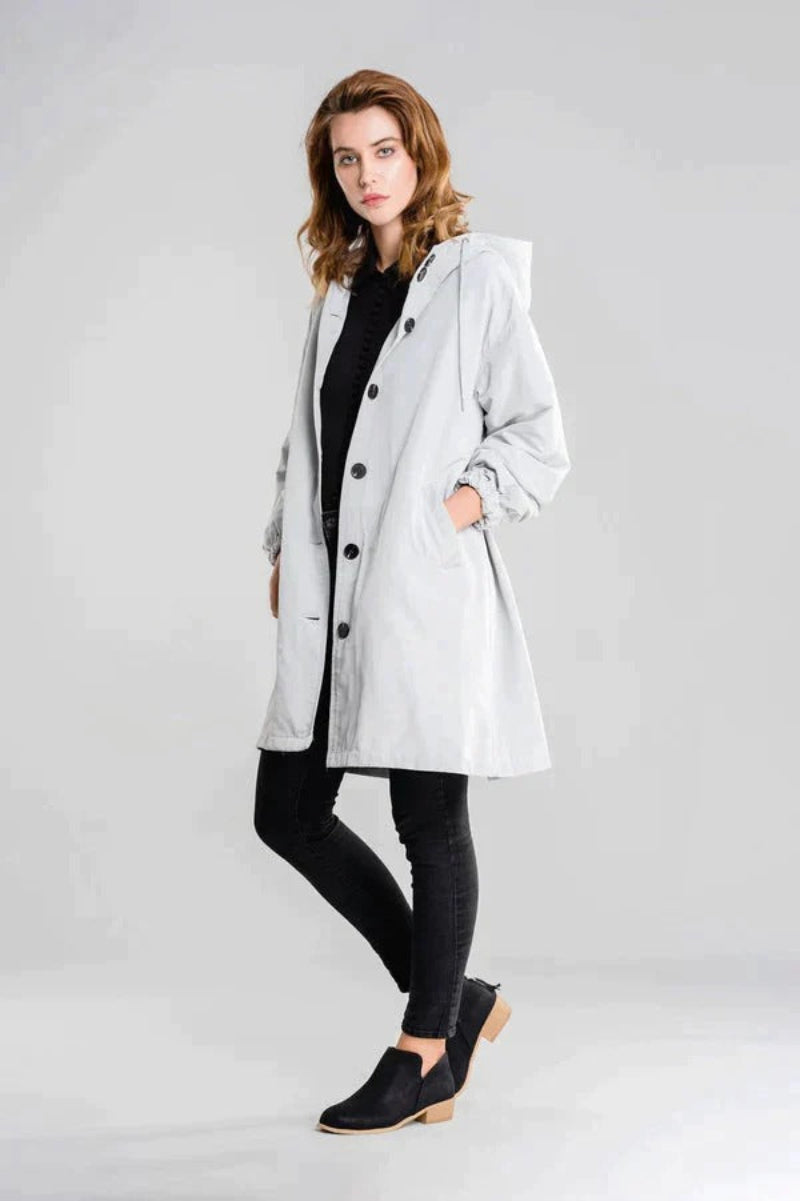Ladies Large Water Resistant Hooded Jacket - Nocini
