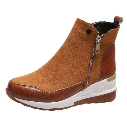 Stylish Women's Ankle Boots - Comfortable Heel Shoes