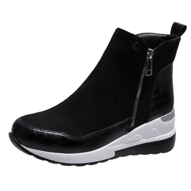 Stylish Women's Ankle Boots - Comfortable Heel Shoes