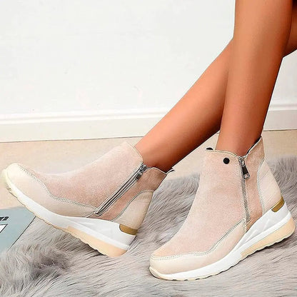 Warm Insulated Women's Winter Ankle Boots - Nocini