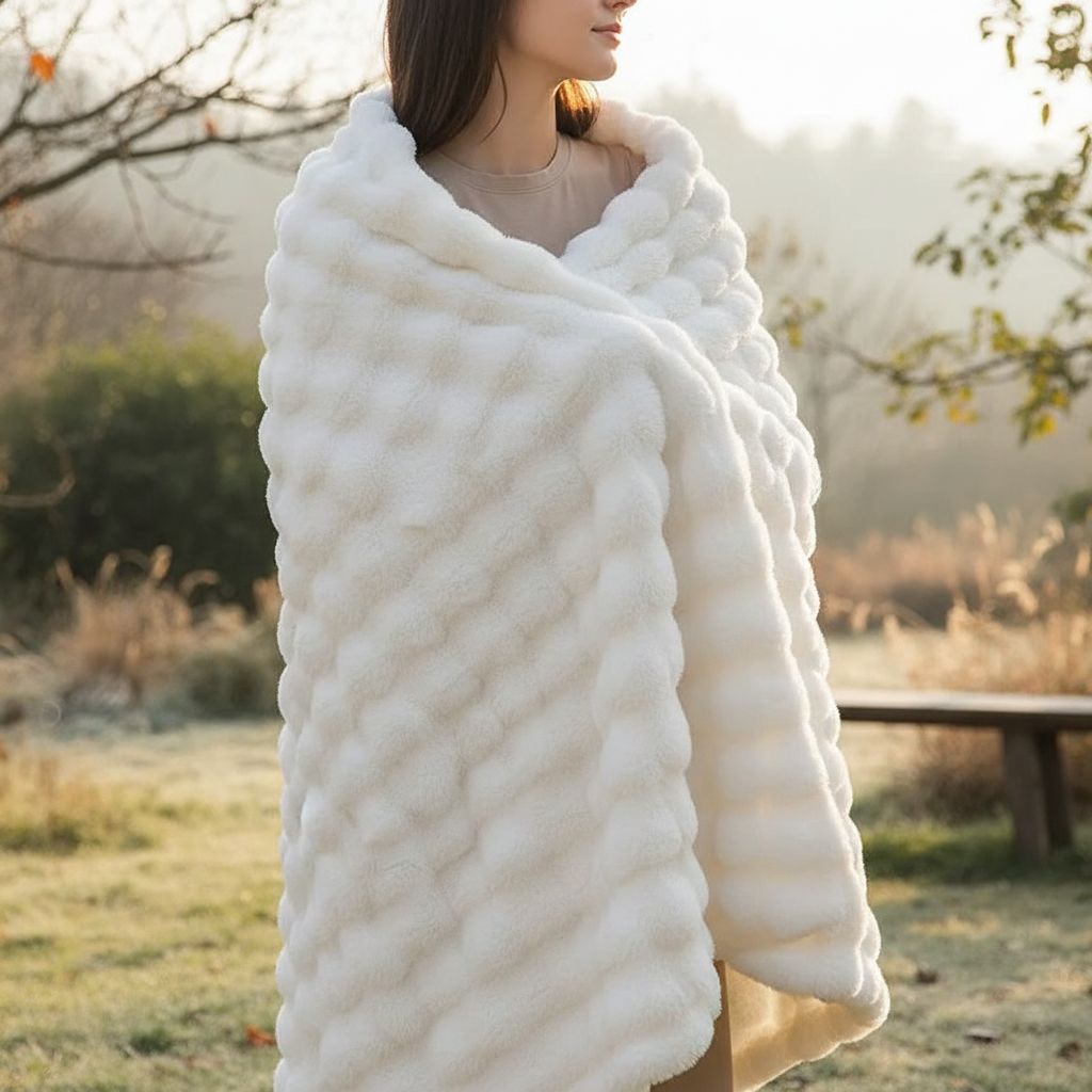 Warm Fuzzy Throw Blanket - Pexav