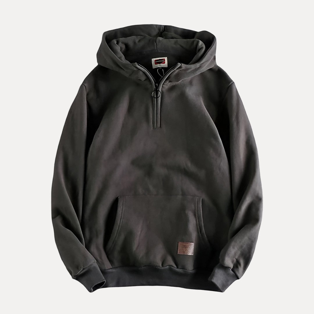 Simple Mens Pullover Hoodie with Pocket