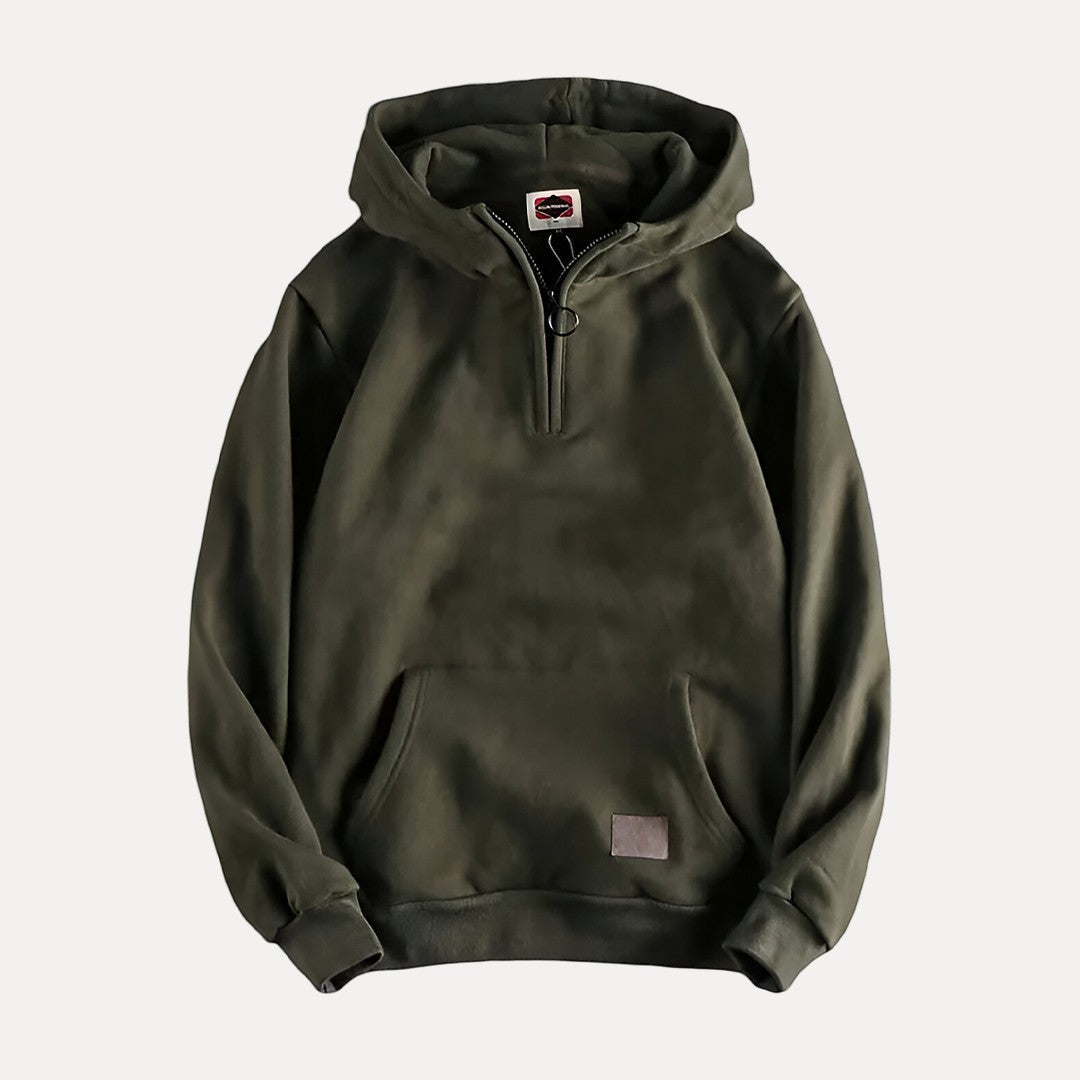 Simple Mens Pullover Hoodie with Pocket