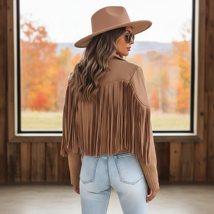 Classic Cowboy Style Women's Jacket - Pexav