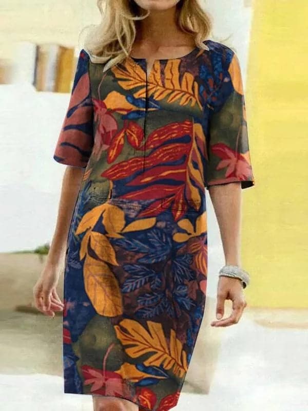 Stylish Women's Half Sleeve Dress - Nocini