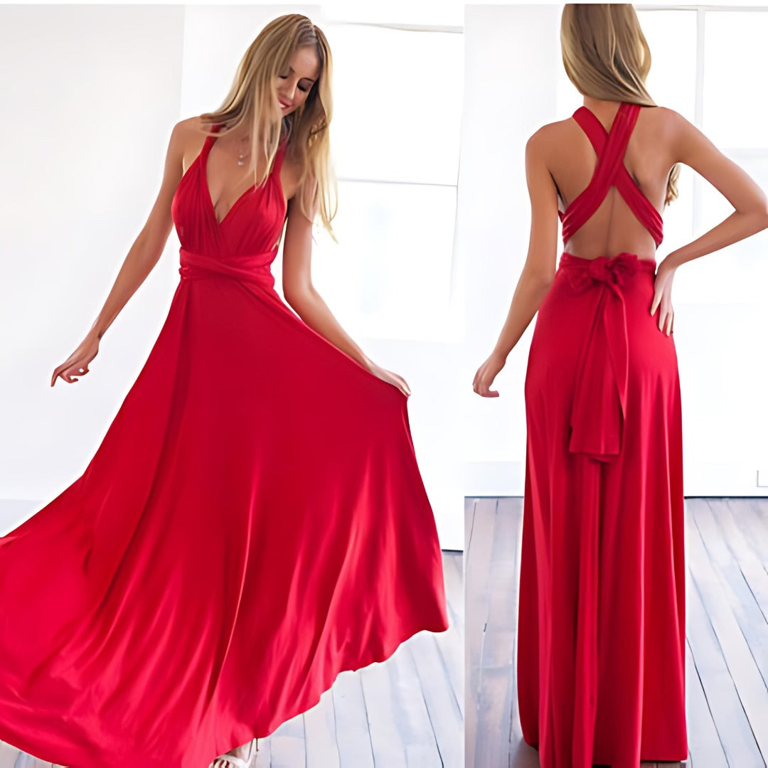 Luxurious Strapless Formal Gown for Women
