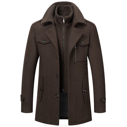 Waterproof Mens Parka Coat with Inner Zip Jacket