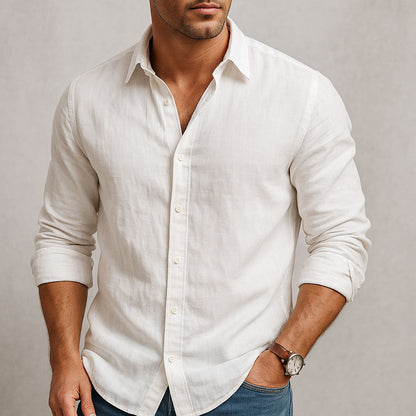 Classic Fit Casual Button Down Shirt for Men