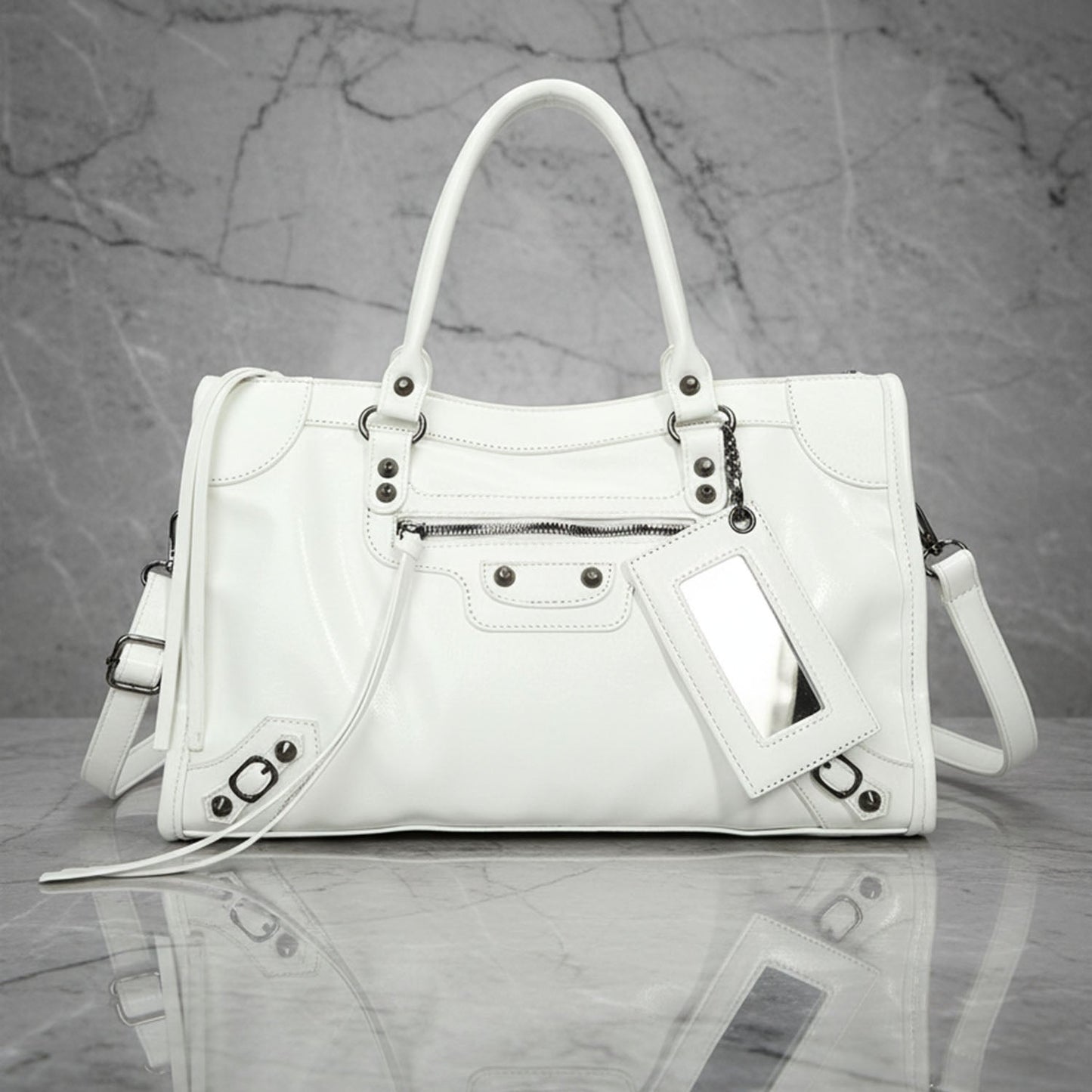 Classic Genuine Leather Tote Bag