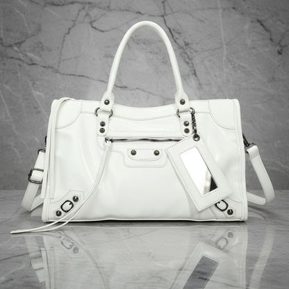 Classic Genuine Leather Tote Bag