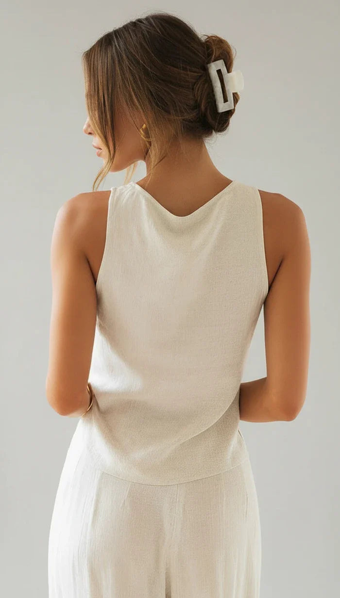 Loose Fit Women's Tank Top Outfit Set