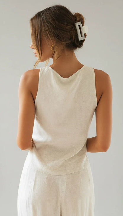 Loose Fit Women's Tank Top Outfit Set